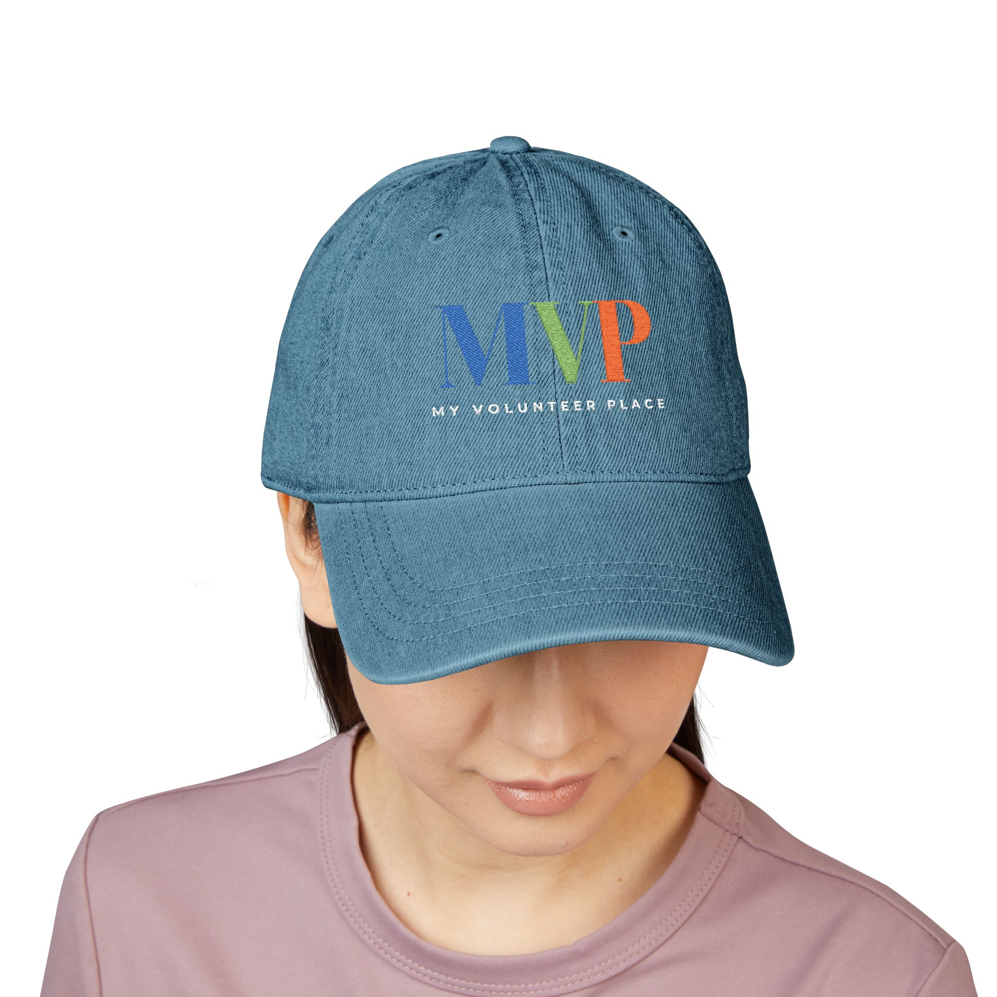 MVP Denim Hat (Embroidery) - Image 3