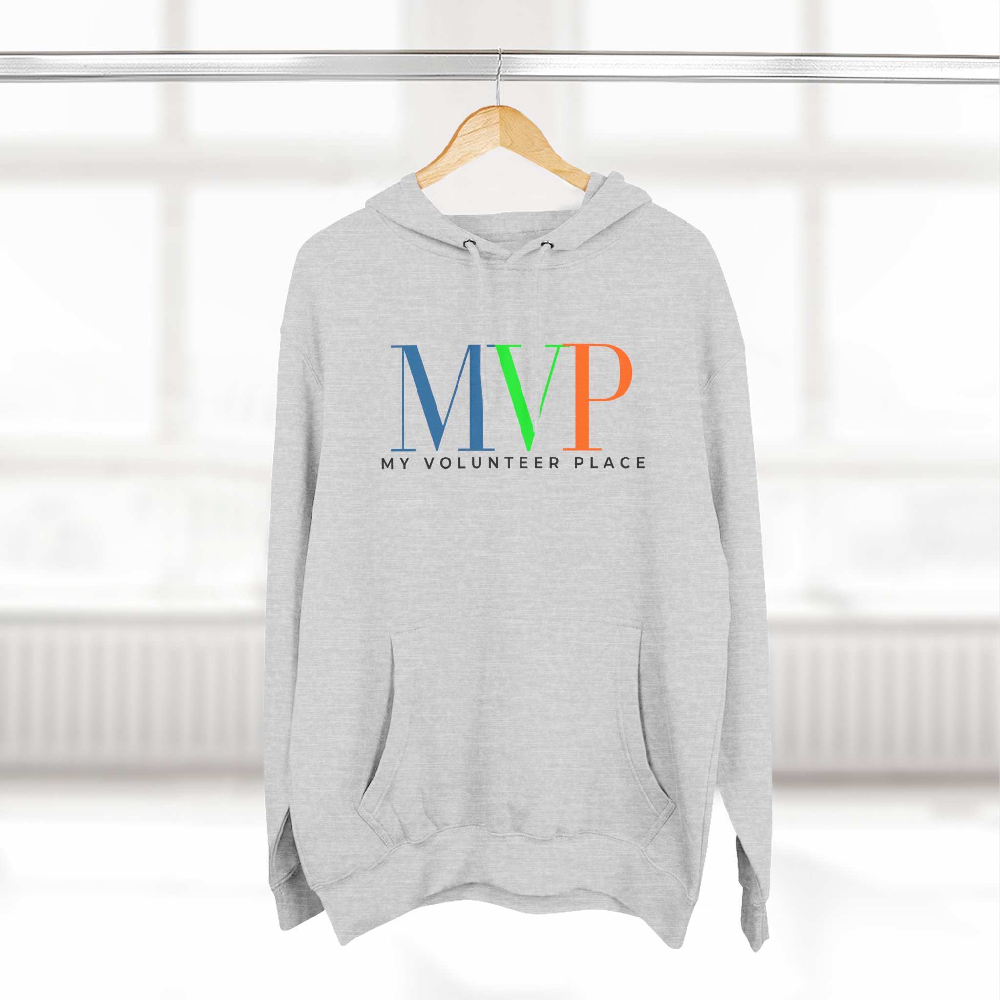 Super Soft Three-Panel Fleece Hoodie - Image 2